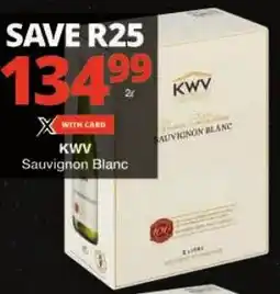 Checkers KWV Sauvignon Blanc offer