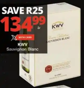 Checkers KWV Sauvignon Blanc offer