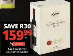 Checkers KWV Cabernet Sauvignon Shiraz offer