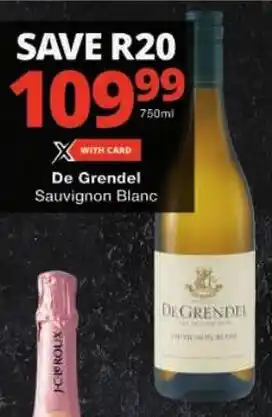 Checkers De Grendel Sauvignon Blanc offer