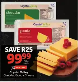 Checkers Crystal Valley Cheddar/Gouda Cheese offer