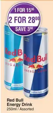 Dis-Chem Red Bull Energy Drink Assorted-250ml Each offer