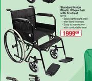Dis-Chem Standard Nylon Plastic Wheelchair With Footrest offer