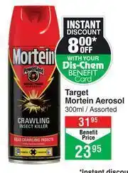 Dis-Chem Target Mortein Assorted-300ml offer