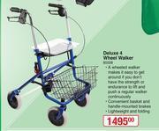 Deluxe 4 Wheel Walker