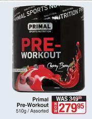 Dis-Chem Primal Pre Workout Assorted-510g offer