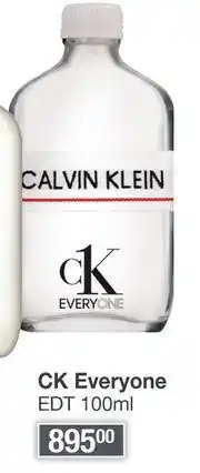 Dis-Chem Calvin Klein CK Everyone EDT-100ml offer