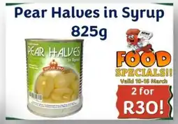 Foodeez Pear Halves in Syrup offer