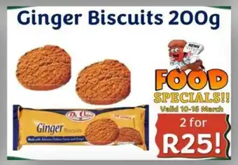 Foodeez Ginger Biscuits offer