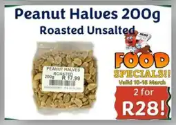 Foodeez Peanut Halves offer