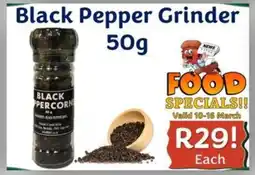 Foodeez Black Pepper Grinder offer