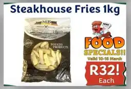 Foodeez Steakhouse Fries offer