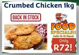 Foodeez Crumbed Chicken offer