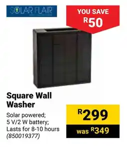 Builders Warehouse SOLAR FLAIR Square Wall Washer offer