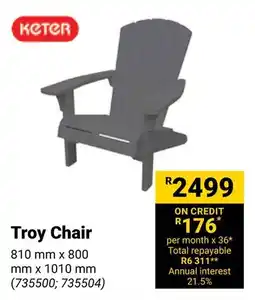 Builders Warehouse KETER Troy Chair offer