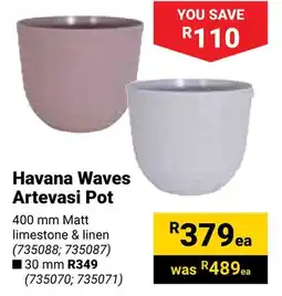 Builders Warehouse Havana Waves Artevasi Pot offer