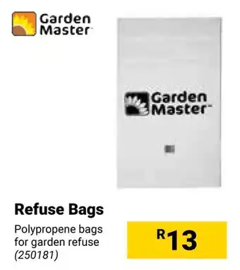 Builders Warehouse Garden Master Refuse Bags offer