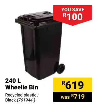 Builders Warehouse Wheelie Bin offer