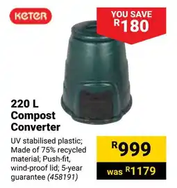 Builders Warehouse KETER Compost Converter offer