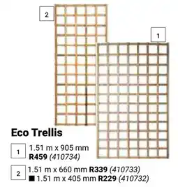 Builders Warehouse Eco Trellis offer