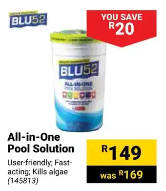 Builders Warehouse BLU52 All-in-One Pool Solution offer