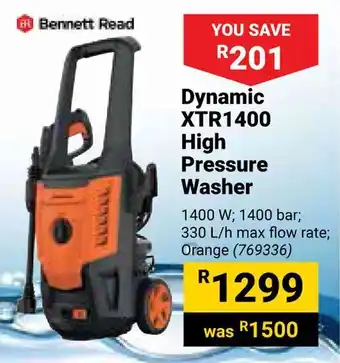 Builders Warehouse Bennett Read Dynamic XTR1400 High Pressure Washer offer