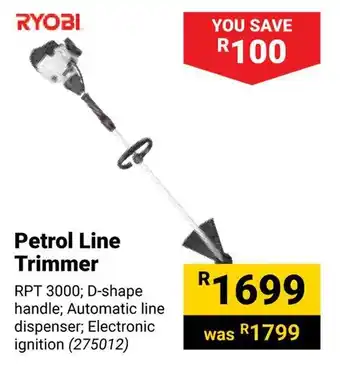 Builders Warehouse RYOBI Petrol Line Trimmer offer