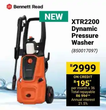 Builders Warehouse Bennett Read XTR2200 Dynamic Pressure Washer offer