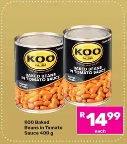 Game KOO Baked Beans in Tomato Sauce offer