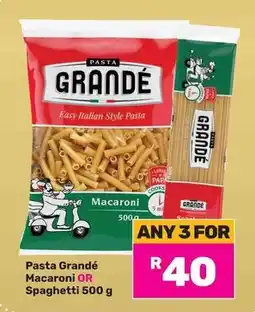 Game Pasta Grandé Macaroni OR Spaghetti offer