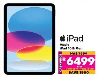 Game Apple iPad 10th Gen offer