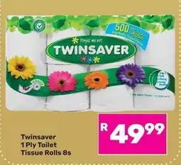 Game Twinsaver 1 Ply Toilet Tissue Rolls offer