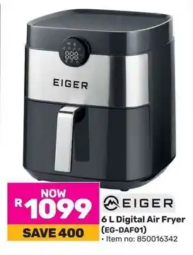 Game EIGER Digital Air Fryer (EG-DAF01) offer