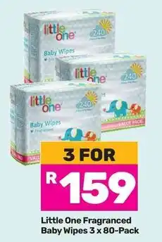 Game Little One Fragranced Baby Wipes offer