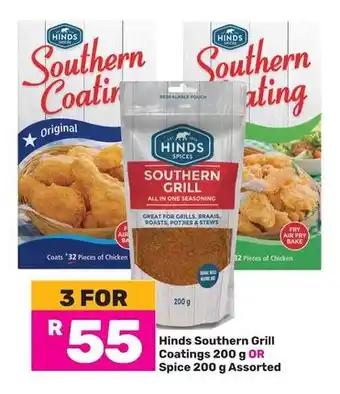 Game Hinds Southern Grill Coatings OR Spice Assorted offer