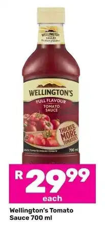 Game Wellington's Tomato Sauce offer