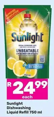 Game Sunlight Dishwashing Liquid Refill offer