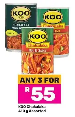 Game KOO Chakalaka Assorted offer