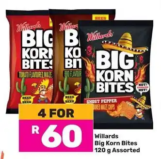 Game Willards Big Korn Bites Assorted offer