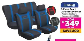 Game STINGRAY Sport Car Seat Cover Set offer