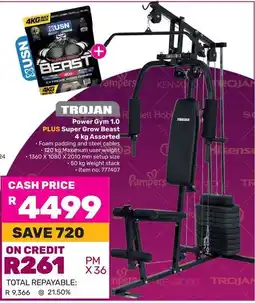 Game TROJAN Power Gym 1.0 PLUS Super Grow Beast Assorted offer