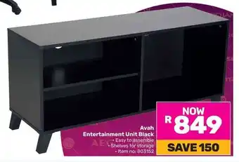 Game Avah Entertainment Unit Black offer