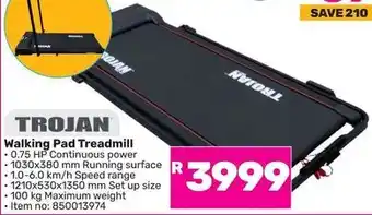 Game TROJAN Walking Pad Treadmill offer