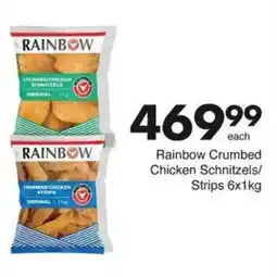 Save Hyper Rainbow Crumbed Chicken Schnitzels/ Strips offer