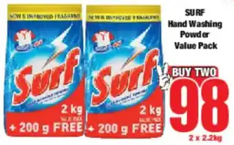 Boxer SURF Hand Washing Powder Value Pack offer