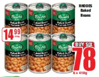 Boxer RHODES Baked Beans offer