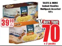 Boxer TASTE & MORE Instant Noodles Multipack Assorted offer