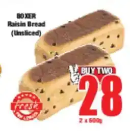 Boxer BOXER Raisin Bread (Unsliced) offer