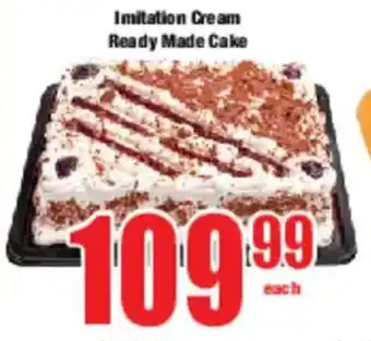 Boxer Imitation Cream Ready Made Cake offer