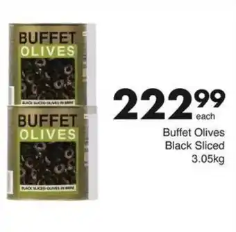 Save Hyper Buffet Olives Black Sliced offer